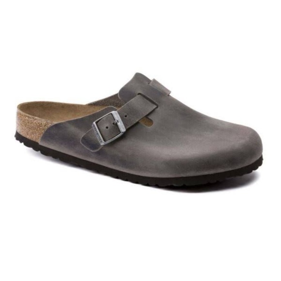 Birkenstock Shoes - Birkenstock Boston Clogs Oiled Leather Sandals
